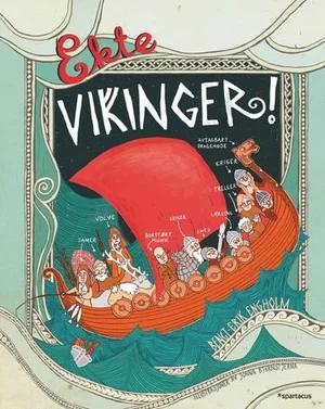 Omslag: "Ekte vikinger!" av Bengt-Erik Engholm