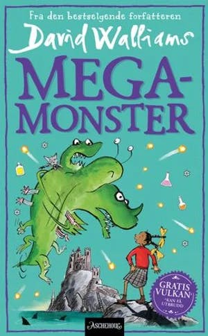 Omslag: "Megamonster" av David Walliams