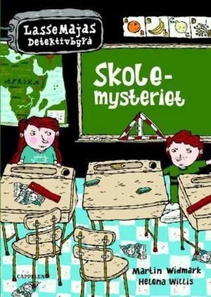 Omslag: "Skole-mysteriet" av Martin Widmark